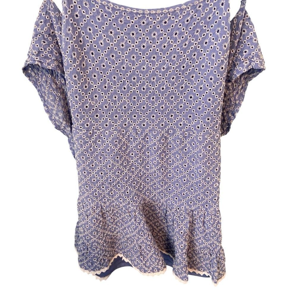 Xtraordinary Sleeveless Spaghetti Strap Eyelet Mini Dress in Size Medium - Picture 10 of 15